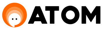 Logotipo Atom Chat